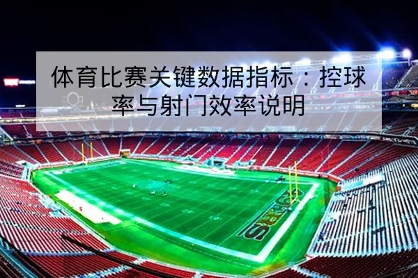 体育比赛关键数据指标:控球率与射门效率说明